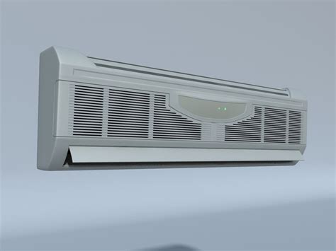 Air Conditioner Indoor Unit 3d Obj