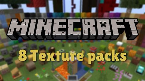 Minecraft 8 Packs De Textures Indispensables Liste Resource Pack 2022