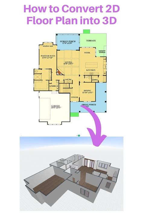 How To Convert A 2d Floor Plan Image To 3d Floor Plan That You Can