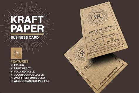 Looking for a good deal on business card kraft paper? Kraft Paper Business Card ~ Business Card Templates on ...