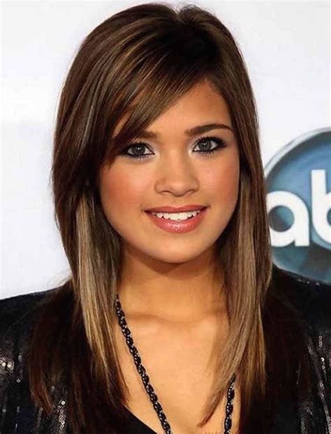 100 Cute Hairstyles With Bangs For Long Round Square
