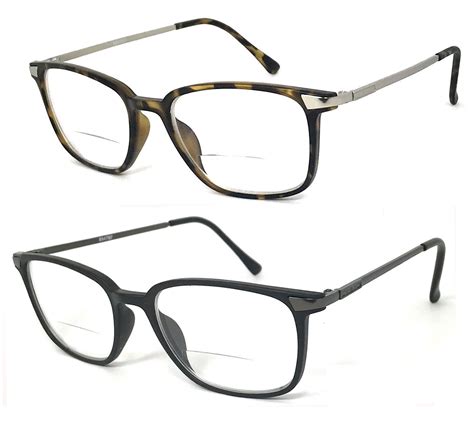 1 or 2 pairs retro square matte frame mens womens bifocal reading glasses ebay