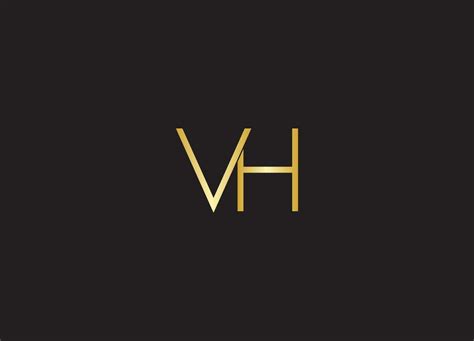 Abstract Letter Vh Monogram Logo Design 20645778 Vector Art At Vecteezy