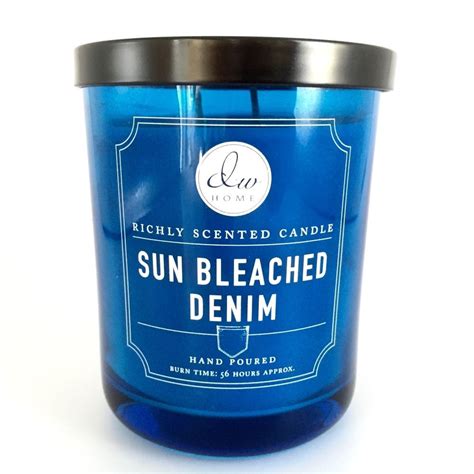 Dw Home Sun Bleached Denim Richly Scented Candle Two Wick 56 Hours