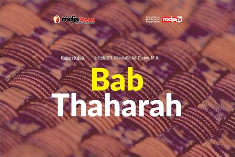 Bab Thaharah Radio Rodja Am