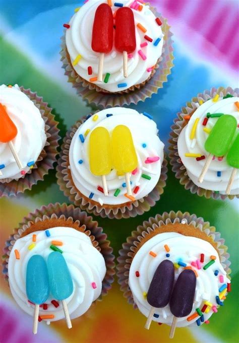 Mini Popsicle Cupcakes Community Post 12 Popsicle Themed Diy