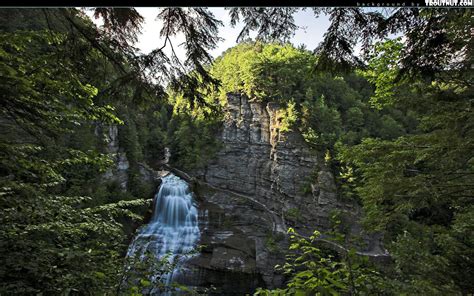 Wallpaper Landscape Waterfall Nature Reflection River Wilderness