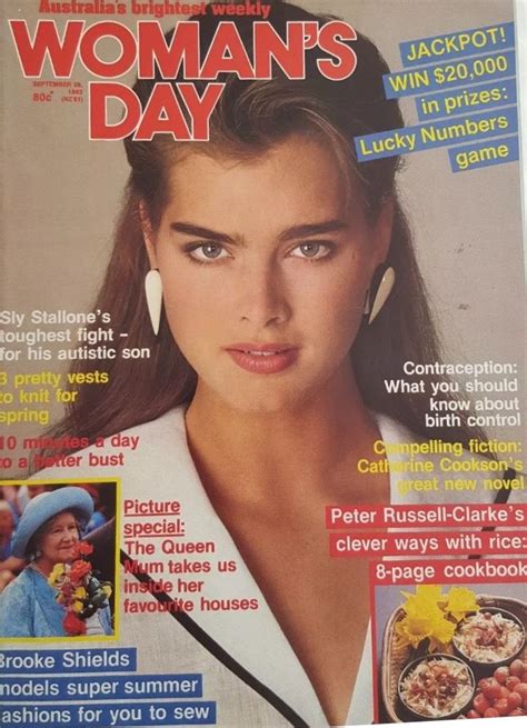 Brooke Shields Covers Womans Day Australia September 26 1983 Women