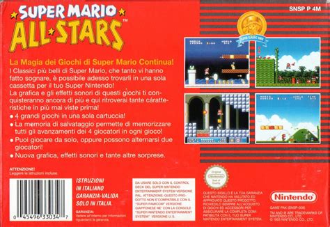 Super Mario All Stars Cover Or Packaging Material Mobygames