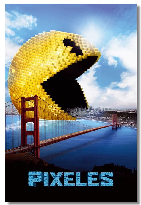 Pacman pixel heart pixel pixel sunglasses pacman ghost pixel glasses pixel art. Custom Canvas Wall Paintings Pixels Movie Poster Pixels ...