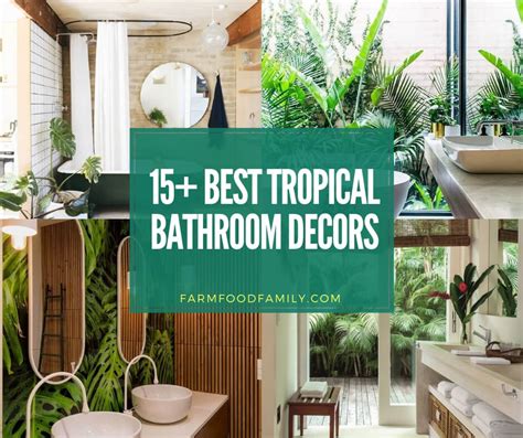 15 Best Tropical Bathroom Decor Ideas And Designs For 2024