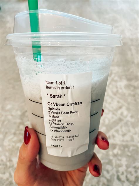 Healthy Starbucks Order Berries And Cream Frappuccino Lauren Gleisberg