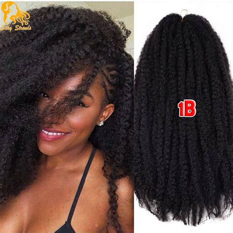 Buy Afro Kinky Twist Hair Crochet Braids 12 Colors