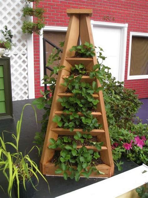How To Make A Strawberry Pyramid Planter The Owner