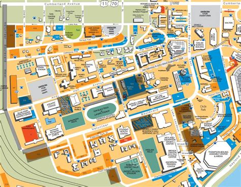 Map Of Tennessee Tech Campus World Map