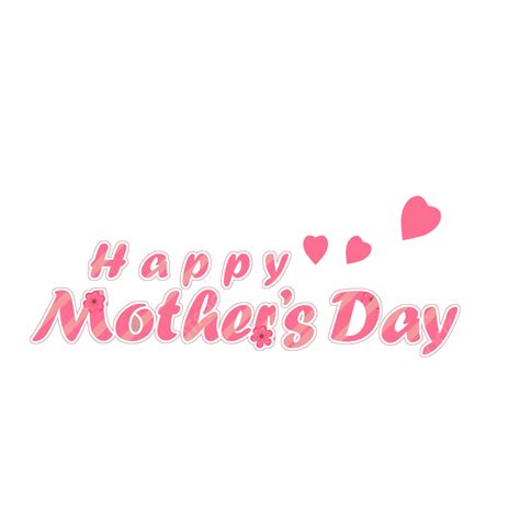 Greeting Text Of Happy Mothers Day With Ribbon Lettering Design Vector