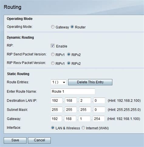 Routing Configuration On Rv215w Cisco