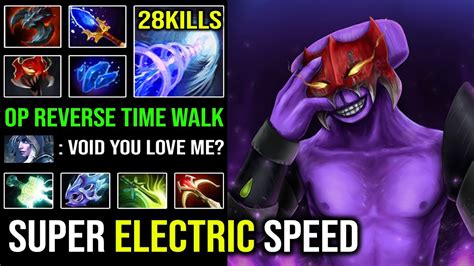 SUPER Late Game OP Reverse Time Walk Max Electric Speed With Full Aghanim Effect Faceless