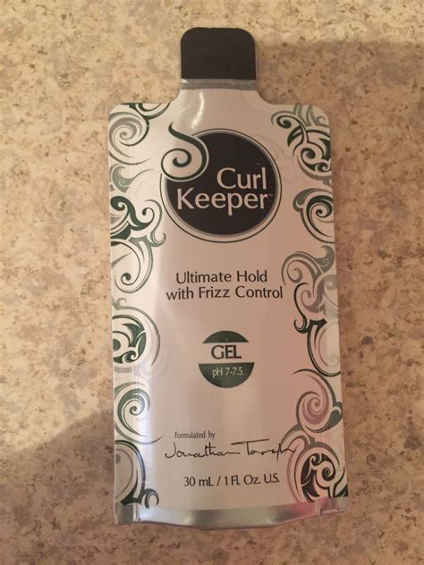 Curl Keeper Jonathan Ultimate Hold And Frizz Control Gel Sample Frizz Control Curl Keeper Gel