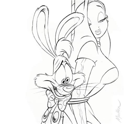 Rogerjessica Cleanup Jessica Rabbit Cartoon Rabbit Drawing Jessica