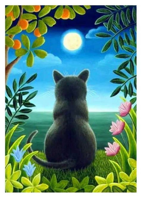 Pin By Lina Ochoa On I Love Cats In 2020 Black Cat Art Cats