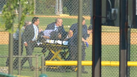 Congressman Shot During Gop Baseball Practice