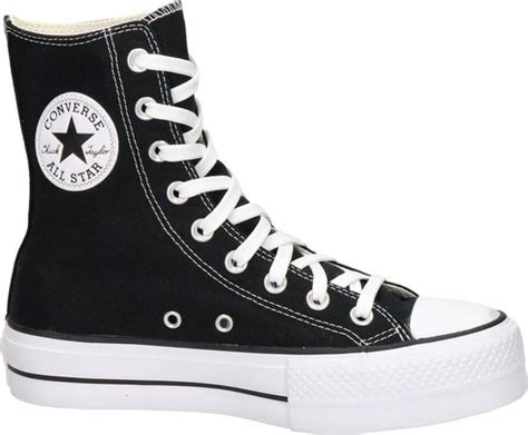 Converse Dames Hoge Sneakers Chuck Taylor All Star Liftxhi Zwart