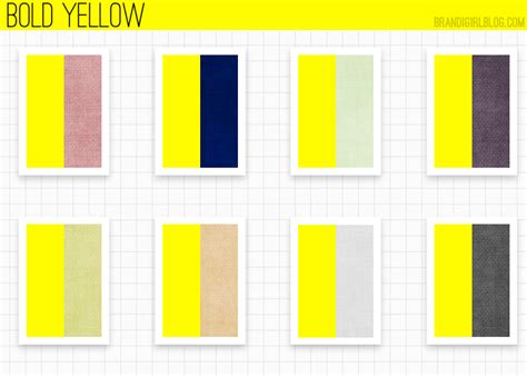 What Color Matches With Yellow