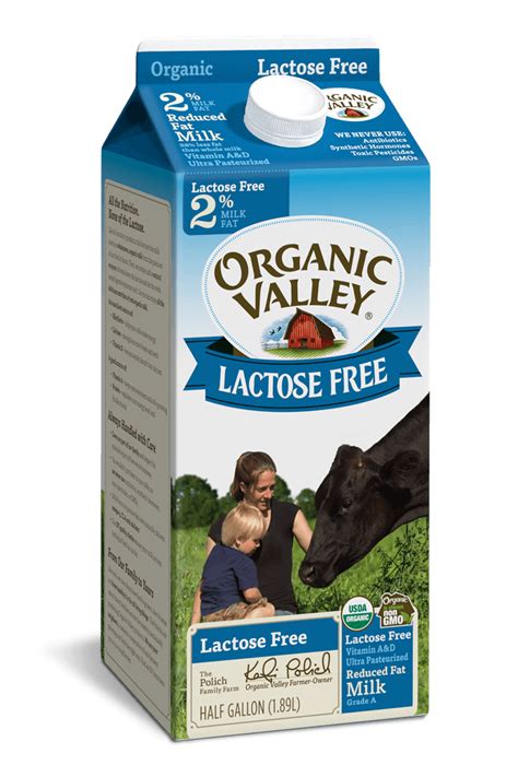 Lactose-Free, Reduced Fat 2% Milk, Ultra Pasteurized, Half Gallon
