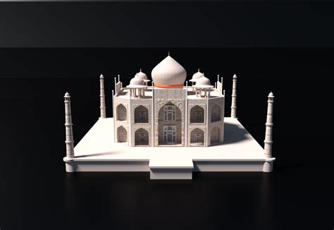 Taj Mahal Free 3d Models