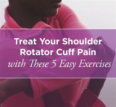5 Easy Rotator Cuff Exercises