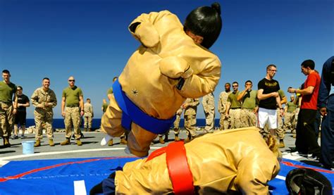 Give Your Party An Entertaining Twist With Giant Sumo Suits And Matches Lbb