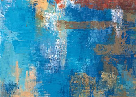 Blue Abstract Art Canvas Prints By Sina Irani Buy Posters Frames