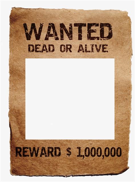 Download Wanted Poster Templates Wanted Dead Or Alive Psd