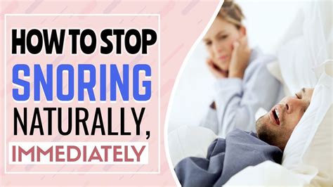 How To Stop Snoring Naturally Immediately Vital Sleep Snoring Device