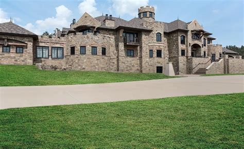 30000 Square Foot Stone Mega Mansion In Billings Montana Homes Of