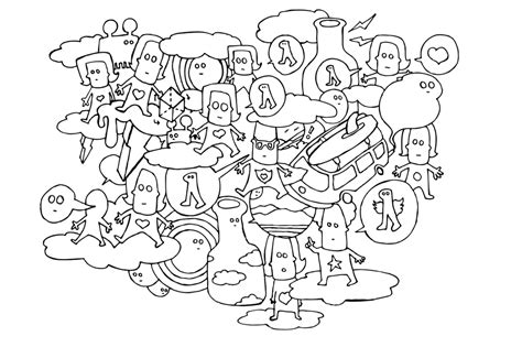 Outside The Lines Coloring Book Clip Art Library