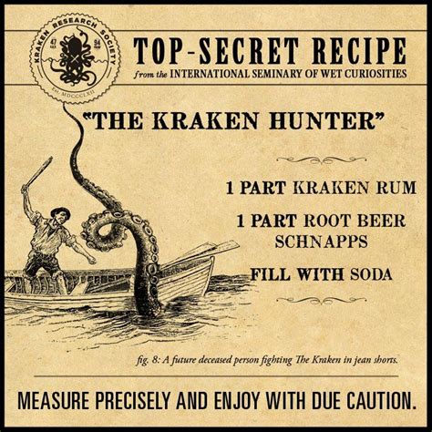 The rich flavours of kraken are ripe for a flip. The Kraken Hunter | Kraken rum, Smoothie drinks, Drinks alcohol recipes