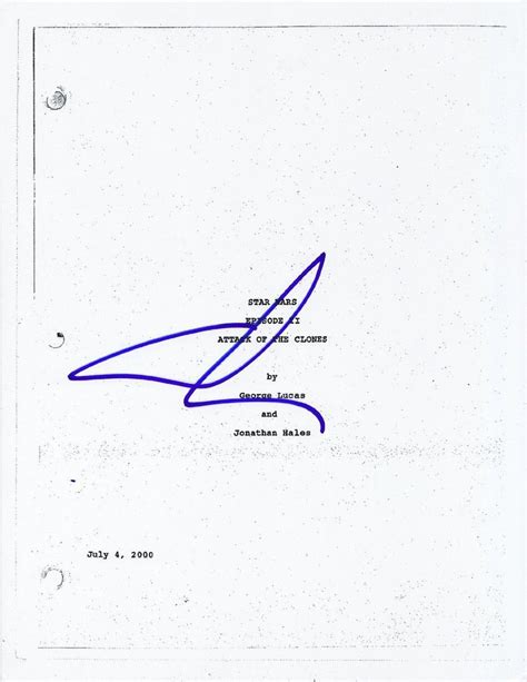 George Lucas Signature The Adventures Of Lolo