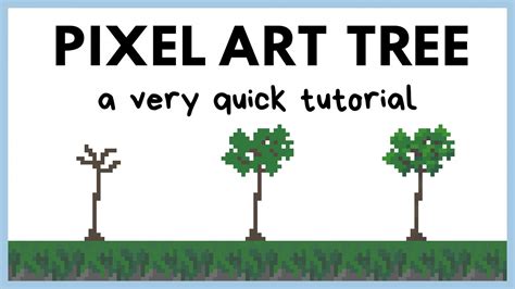Pixel Art Tree Tutorial But Its Quick Cause You Got No Time To