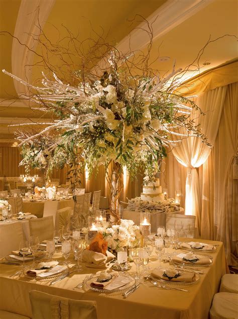 Fairy Tale Winter Wedding With White And Gold Décor In Beverly Hills