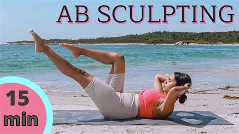 15 min ab sculpting pilates workout no equipment youtube