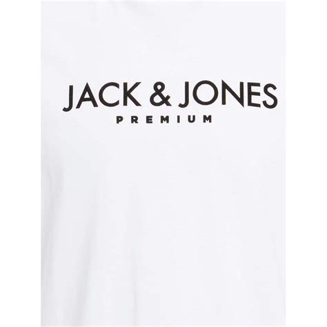 T Shirt Jack And Jones 12227649 Λευκό Funkyman Ανδρικά Ρούχα Αξεσουάρ
