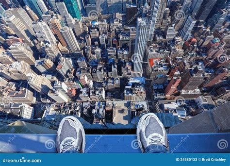Feet On The Edge Of Tall Building Stock Photos Image 24580133