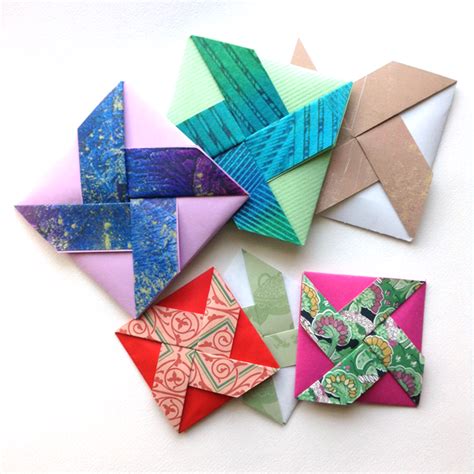 My first diy birthday card! DIY - Pinwheel Fold Card | Origami cards, Origami easy, Origami birthday card
