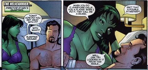She Hulk Sleeps With Tony Stark Iron Man Blog