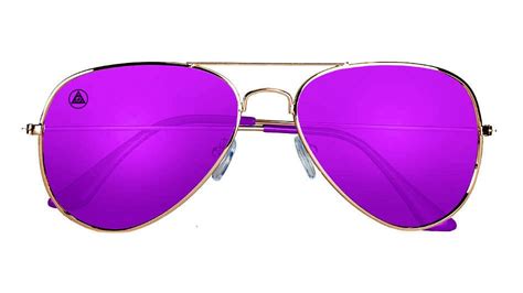 Purple Mirror Aviator Sunglasses For Men And Women By Blenders Eyewear Mirrored Aviator