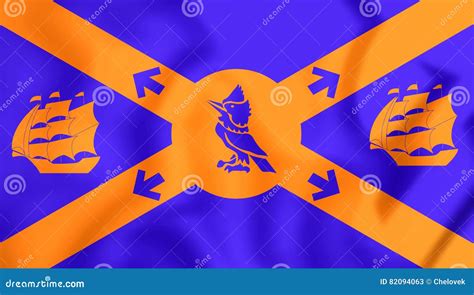 3d Flag Of Halifax Canada Stock Illustration Illustration Of Ensign