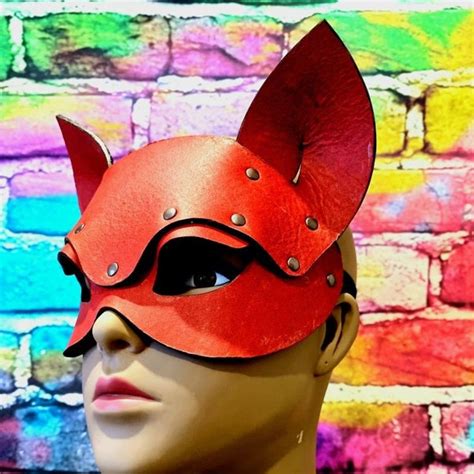 Leather Cat Mask Pattern Etsy