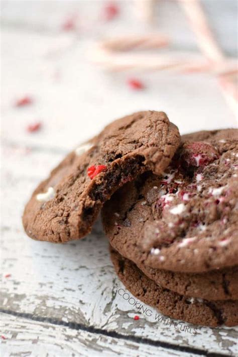 Triple Chocolate Peppermint Cookies Cooking With Curls